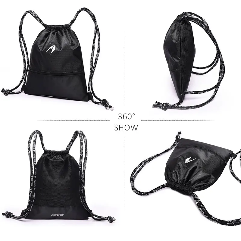 Mochila de baloncesto de gran capacidad para exteriores, bolsa impermeable de alta calidad con cordón, para gimnasio, deportes, Fitness, viajes, Yoga