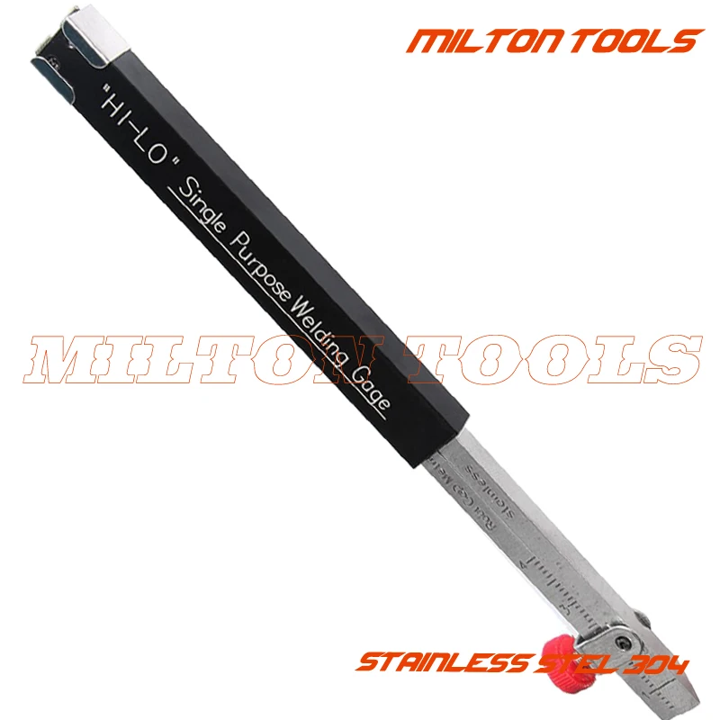 Welding Inspection Scale Small Height Gauge HI-LO Dedicated Internal Welding Ruler Metric Size