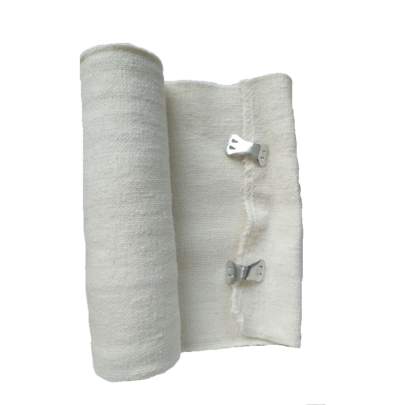 

4 Bag 15cmx450cm Breathable Medical Elastic Bandage Non-Self Adhesive Spandex and Cotton Material for Gauze Bandage Fixed