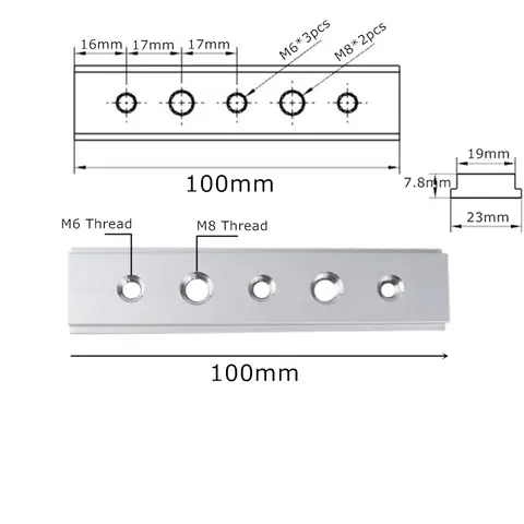 8 best sales t-spår i aluminium - №8