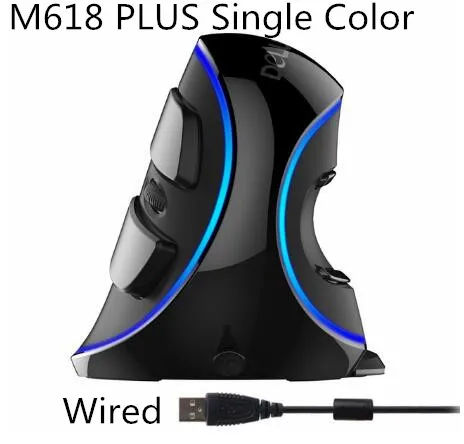デラックス M618 プラス垂直マウスゲーミング有線人間工学マウス