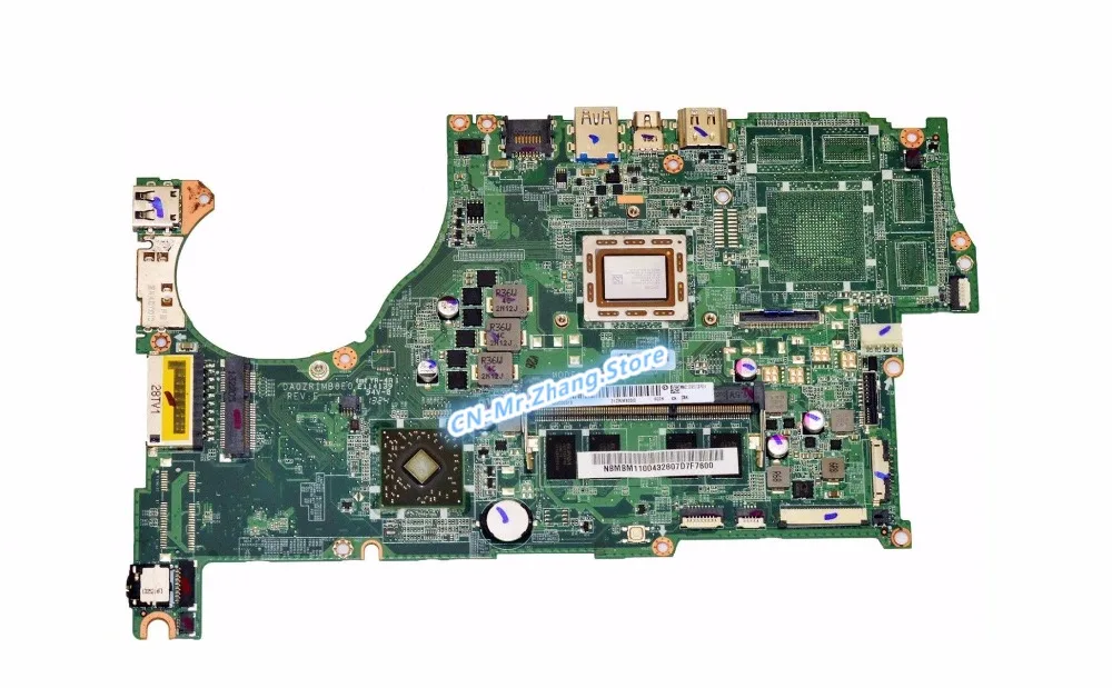 

Used FOR Acer Aspire V5-522P Laptop Motherboard W/ FOR A10-5757 CPU NBMBM11004 NB.MBM11.004 DA0ZRIMB8E0 DDR3