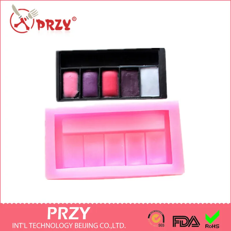 

2015 горячая Распродажа День Святого Валентина блеск для губ моделирование шоколада Форма Кремния Форма для украшения тортов мастикой оптовая продажа помадной формы