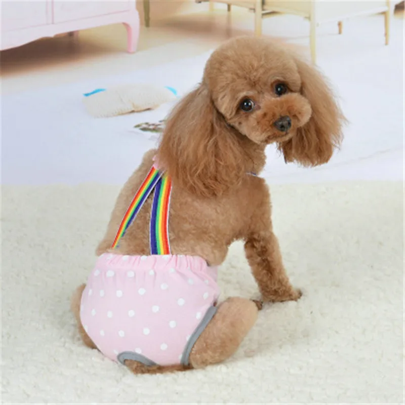 New Cute Pet Dog Strap Physiological Pants Panty Menstruation Pants For Female Teddy Underwear For Boy Dog Cat Hot