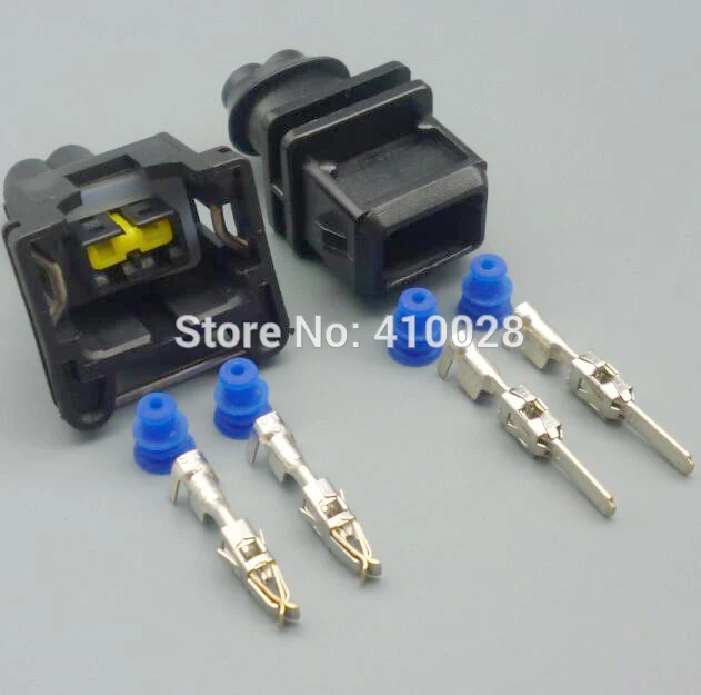 shhworldsea 5/30/100set 3.5mm 2pin kit connector 85202-1 female male plug EV1 for japan car