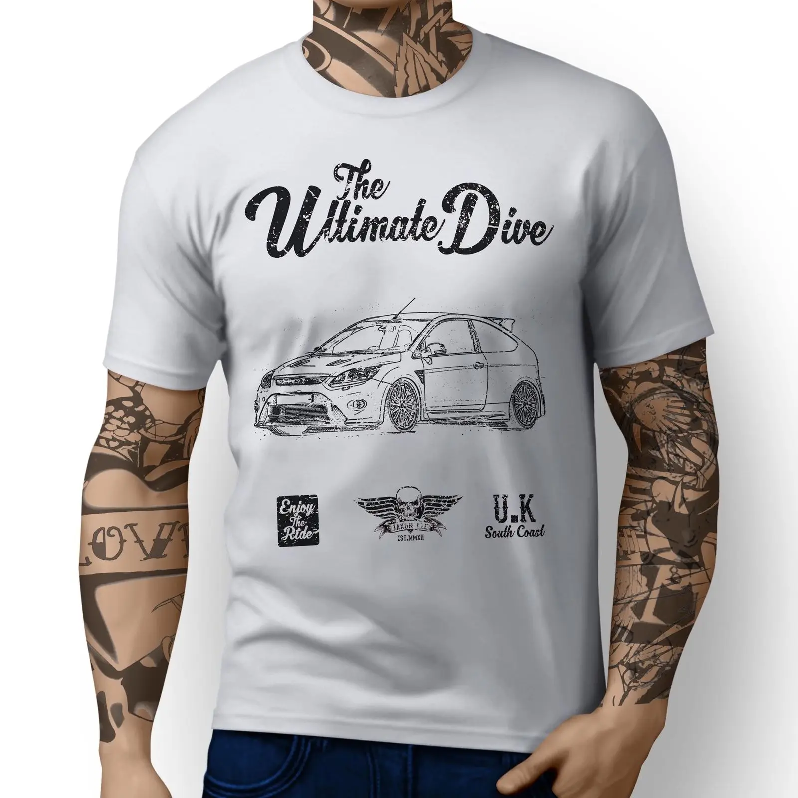 2019 Hot Summer Sale New Mens Top JL Ultimate American Car Focus RS Turbo MK2 Inspired Sporter Car Art Design T-shirts Tee Shirt