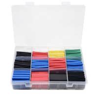 560 pcs/set Five Colors Optional 12 Sizes Assorted 2:1 Flame-retardant Boxed Heat Shrink Tubing Kit