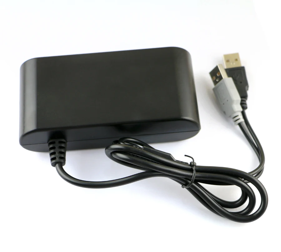 ChengChengDianWan GC/GameCube 컨트롤러용 4 포트 Nintendo Wii U PC Mac용 어댑터 변환기