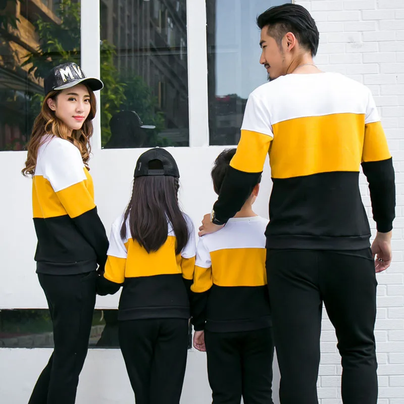 Family Clothing New  fashion Autumn mother father Boy Girls Cotton clothes set Family Matching Outfits Mommy and Me Clothes