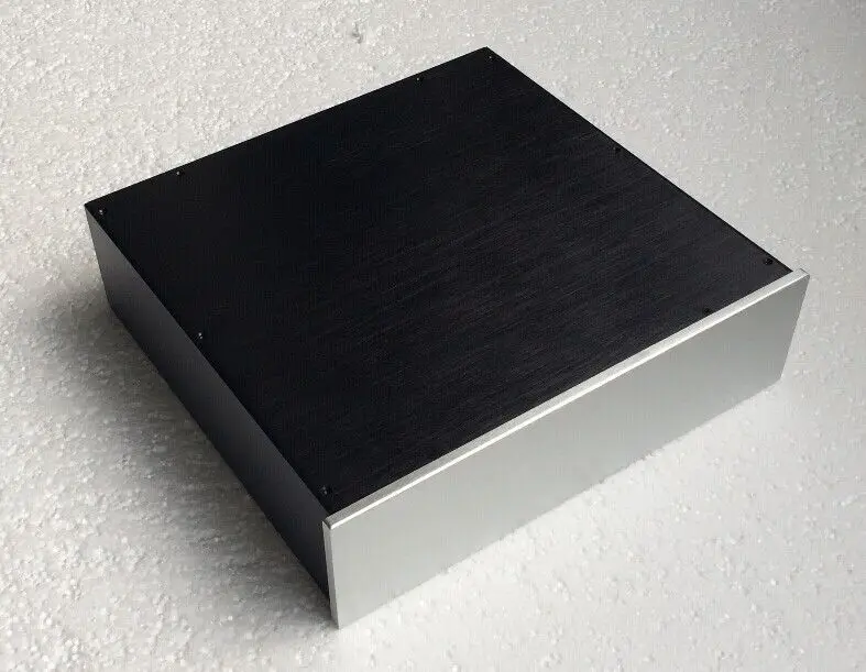 4312 silver full Aluminum Preamplifier enclosure/case/ amplifier chassis AMP BOX