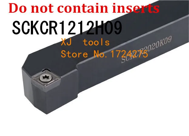 SCKCR1212H09/ SCKCL1212H09 CNC External turning tool holder,Screw on Clamp Lathe Cutting Tool holder For CCMT09T304 Inserts