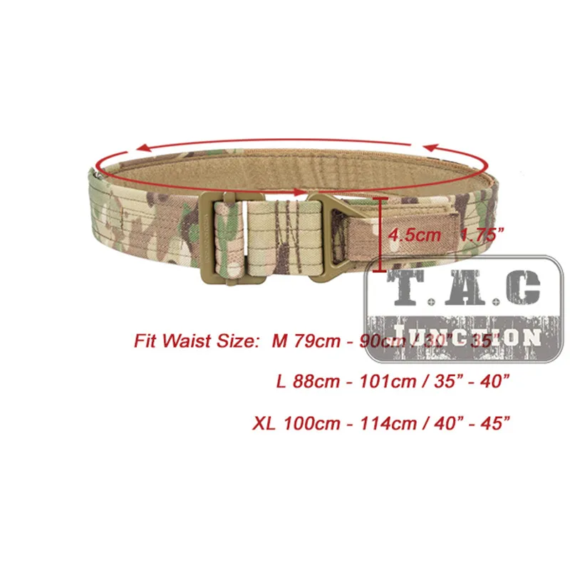 Emerson Tactical CQB cintura da Rigger EmersonGear sopravvivenza esterna salvataggio di emergenza cintura regolabile con gancio e anello militare