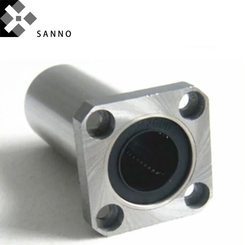 LMK50UU / LMK60UU heavy duty ball type flange mount linear bearings LMK-UU linear bush with square clamp