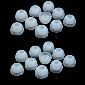 20 Pcs 12mm Clear Vervanging Soft Silicon Ear bud Tips Voor Bluetooth Headset Oorkussen Oorkussens Cover Hoofdtelefoon Accessoires