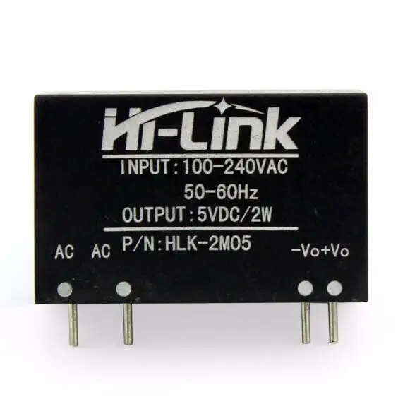 5PCS/LOT HLK-2M05 Power Module 220V turn 5V 2W step-down voltage Regulator Isolation switch