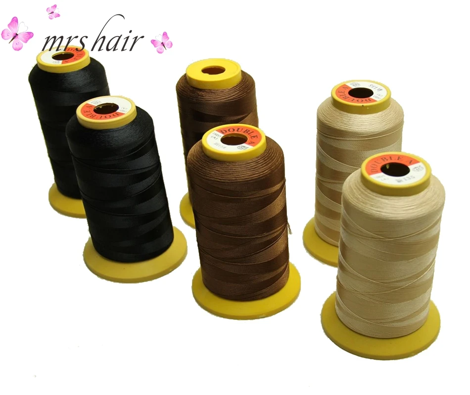 Threads for knitting hook needle Hair Weaving nylon Thread Hair Extension Tool Polyester Thread hairdressing salon supplies