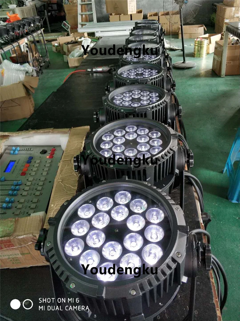 

4 pieces led par light RGBWA par64 led waterproof 18x15w rgbwa 5in1 led dj par light party equipment