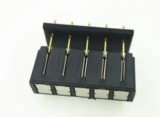 

5PIN medical battery connector 5.0mm pitch male connector female connector gold-plated blade line