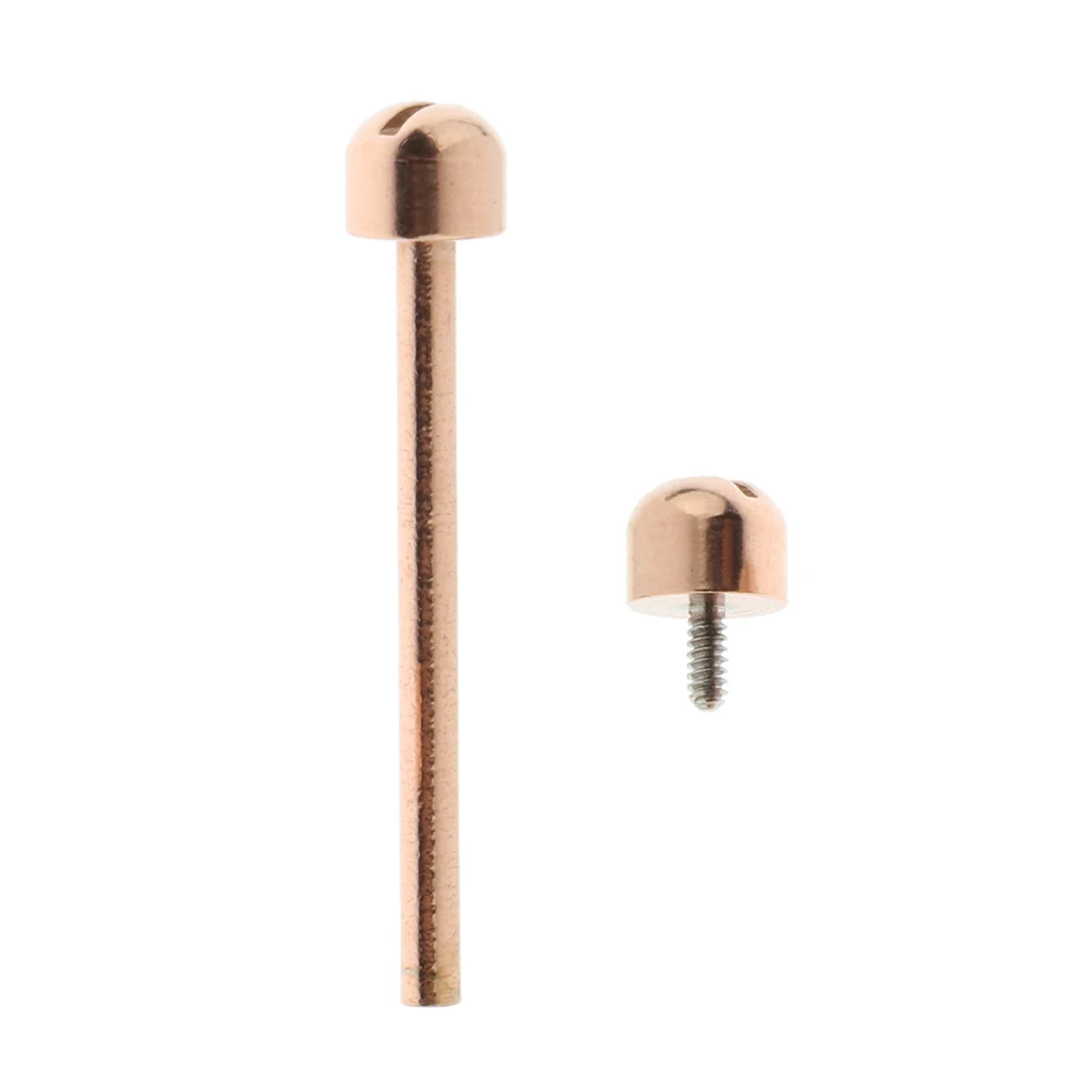 1 Piece Watch Screw Tube Screw Connecting Rose Gold w/Beautiful Design 18mm/20mm/22mm Inner Diameter