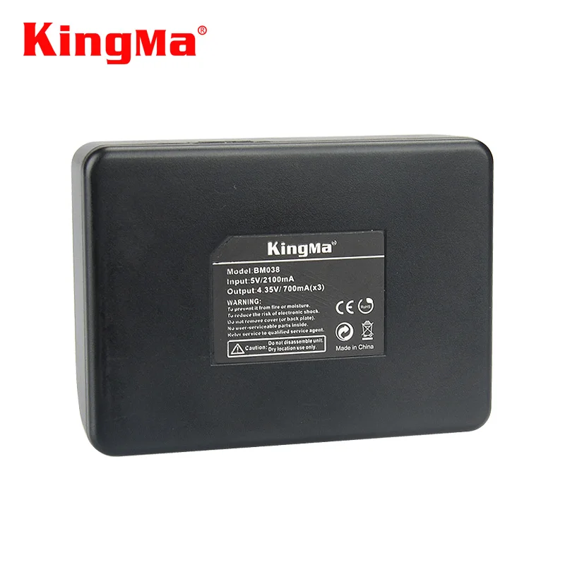 KingMa-오리지널 샤오미 Yi 4K 4k + 4K 라이트 배터리 + 충전기, 1000mah, 스포츠 XiaoYi 4K 2 액션 카메라 배터리 액세서리