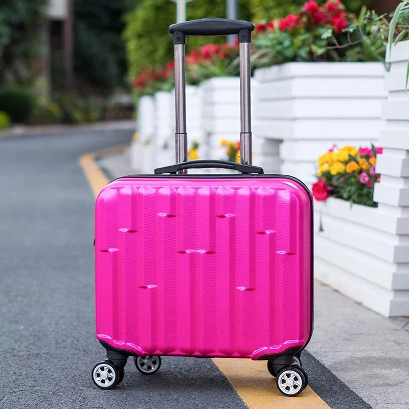 Maleta de viaje de 18 pulgadas para mujer y hombre, maleta con ruedas giratorias, Maleta de equipaje rodante para estudiantes, caja de equipaje de viaje