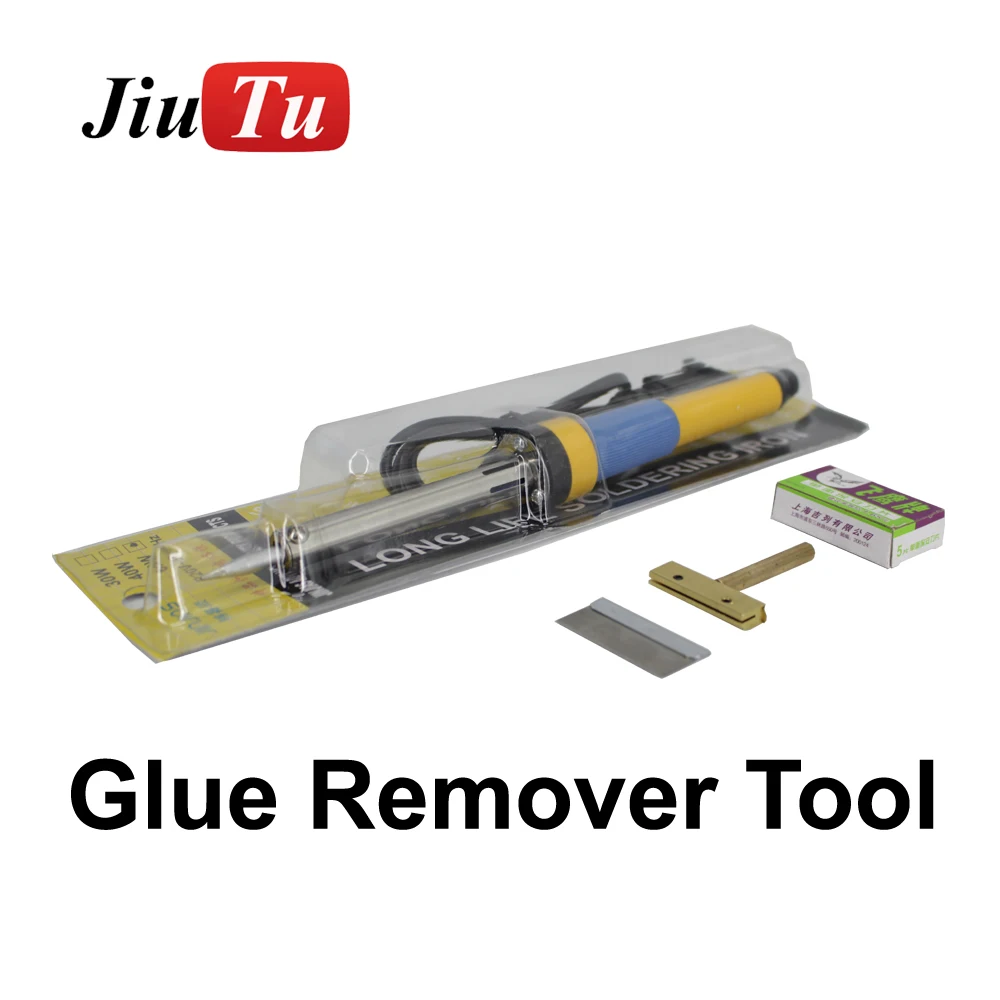 

Jiutu Glue Removing Tools Soldering Iron With Blade For LCD Screen Refurbish Repair 60W UV Glue Remove Clean Tool For iPhone X 7