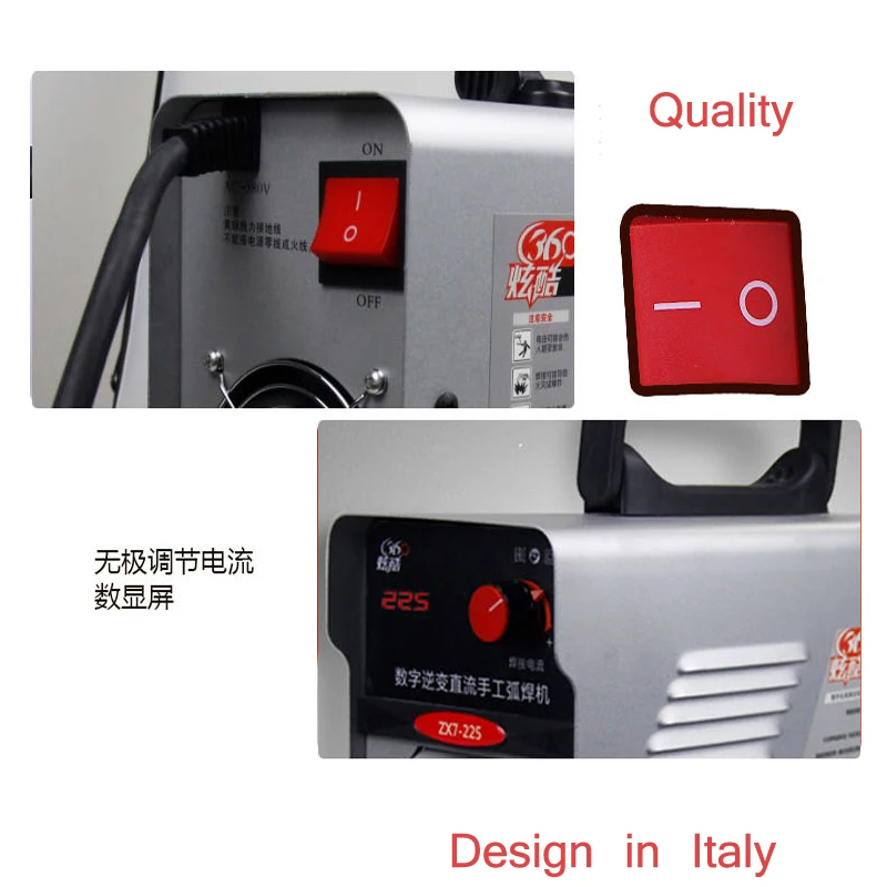 Inverter DC Welding Machine  ZX7-225, ARC Welders  IGBT MMA  용접기 Mask Electrode 1.2 to 4.0mm Accessories Free Shipping