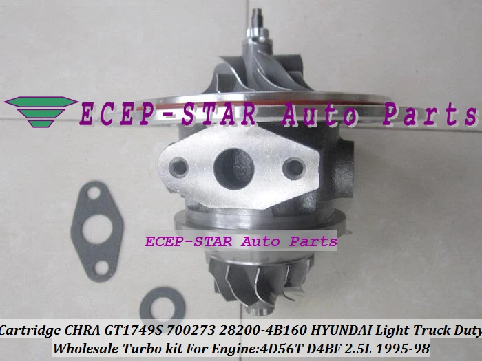 

Turbo Cartridge CHRA 700273 700273-5001S 700273-0002 28200-4B160 282004B160 28200-4B151 282004B151 1328579 3C1Q6K682EA D4BF 2.5L