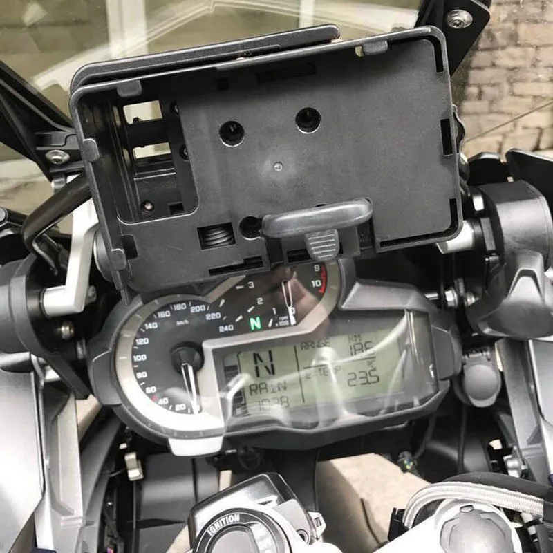 لسيارات BMW R1200GS LC والمغامرة الملاحة قوس R1250GS S1000XR R1200RS دراجة نارية شاحن يو اس بي حامل هاتف المحمول دعامة حامل