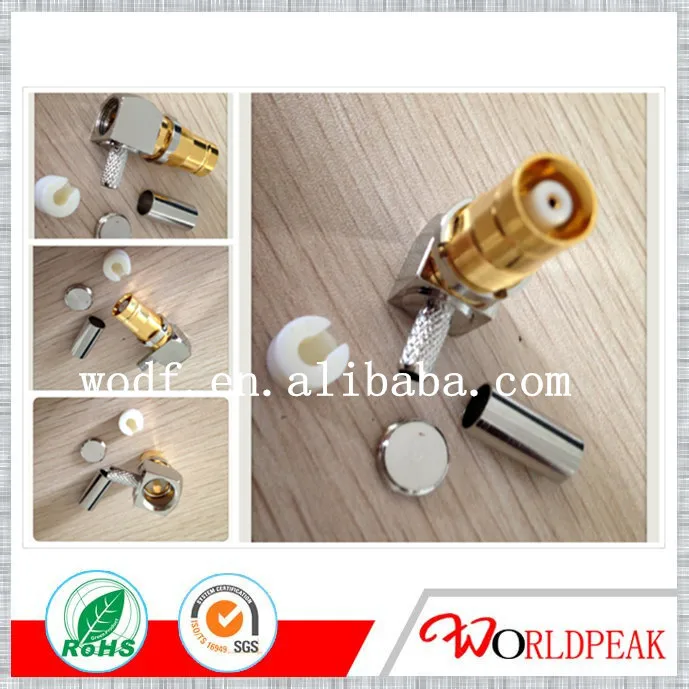 

Free shipping 1.6/5.6 Female B/H right angle crimp for flex2 BT3002 cable