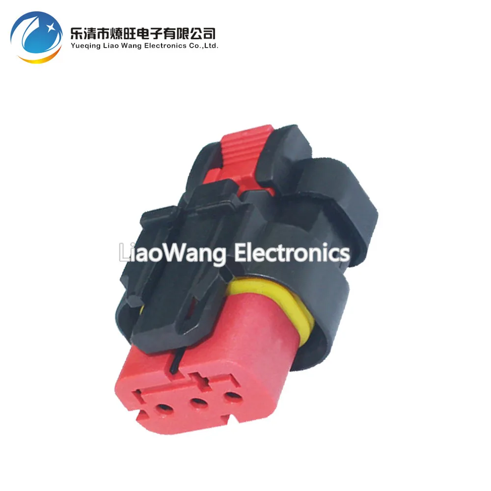 10 Sets 3 Pin Automotive Sensor Plugs Excavator harness connector with terminal DJ7032-1.6-21 connector 3P