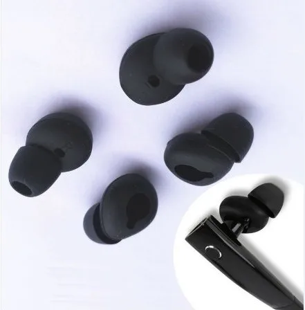 Fone de ouvido substituto de silicone, 2 pares, ponta de gel antiderrapante para fone de ouvido para samsung gear circular r130, fone de ouvido compatível com bluetooth
