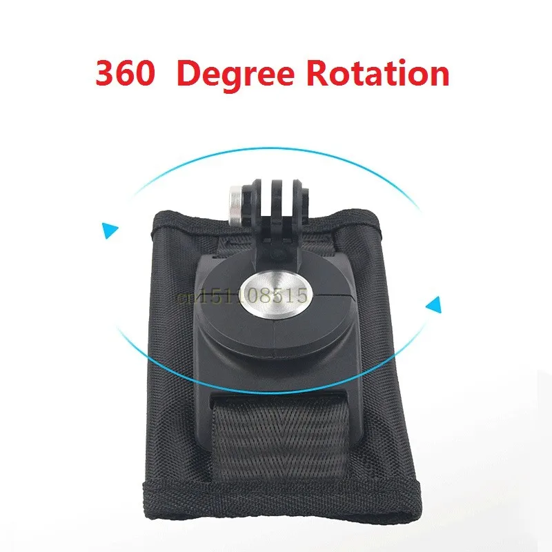 Зажим для сумки Clownfish с быстрым прикреплением для GoPro Hero 13121109   Xiaomi Yi 4K SJ4000/6/8/10 Action 3/4/5 One X4/3 Зажим для рюкзака для камеры