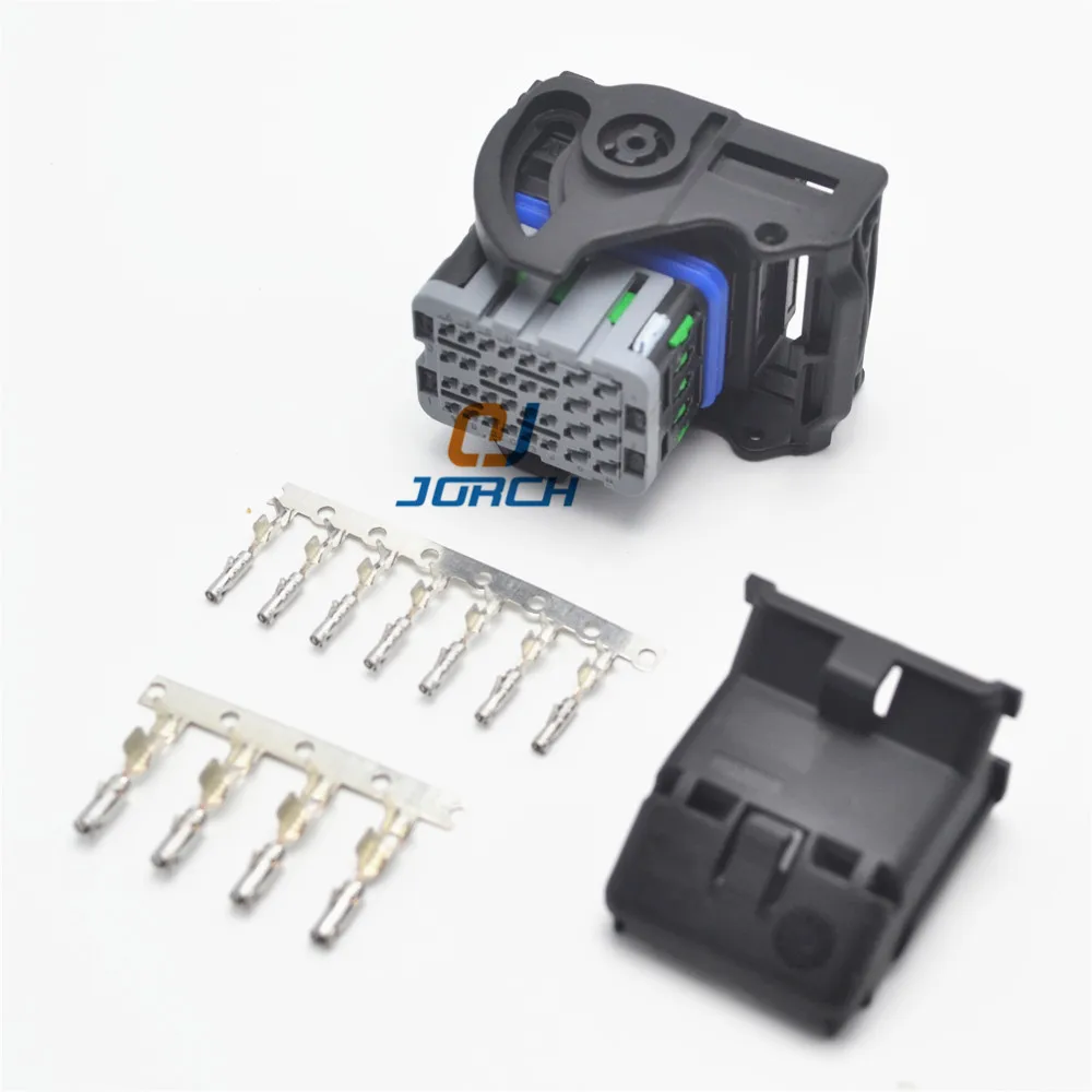 1 kit set 32 pin way ECU Wire Automotive connector Housings Receptacle Molex Connectors with pins