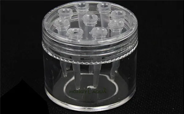 1 piece acrylic planarian catcher leech trap aquarium fish tank clean planaria trap leech traps worm killer 8 holes