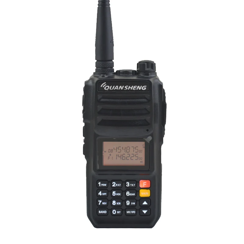 Quansheng Walkie Talkie TG-UV2Plus Dual Band VHF 136-174MHz UHF 400-470MHz 10W Output Power FM Two Way Radio TG-UV2 Plus