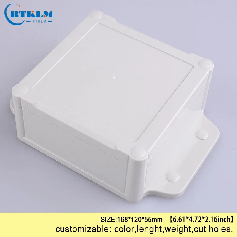 Wall Mount Junction Box Plastic Waterproof Boxes ABS Plastic Housing Project Box Circuit Electronic Boards 168*120*55mm