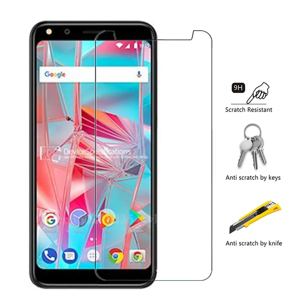 Tempered Glass for BQ BQ-5301 Strike View 5340 Smartphone Explosion-proof 9H Protective Film BQ-5500L Advance Screen Protector