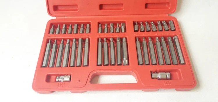 New 40PCs/Set Magnetic Screwdriver Head Groups set Bit set  CR-V