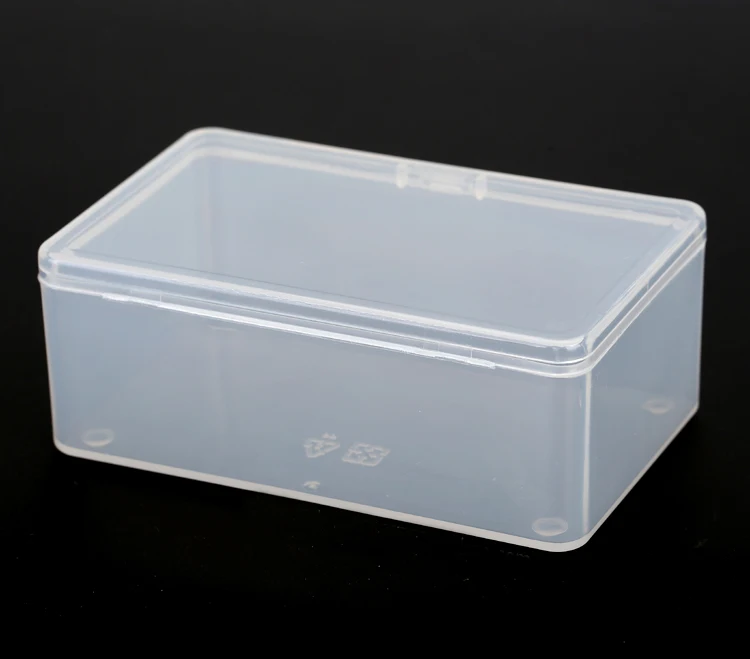 Przezroczyste plastikowe pudełko PP-5 Przechowywanie kolekcji Opakowanie produktu Etui na ubrania mini Rozmiar etui 10,5 * 6,5 * 4 cm