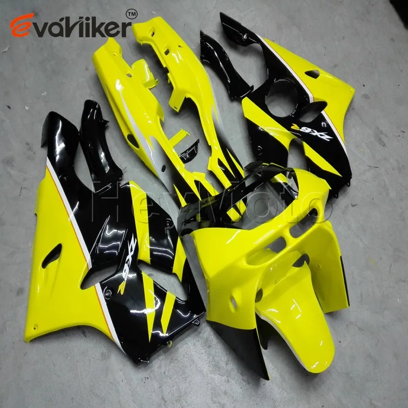 ABS fairing for ZX6R 1994 1995 1996 1997  yellow ZX 6R 94 95 96 97 motorcycle bodywork kit