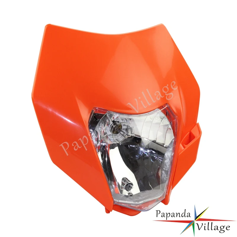 MX Enduro Trial Headlight 12V 35W Headlamp Shell Mask Fairing For SX SMC-R EXC / EXC-F XCF 125 250 350 450 500 690 2014-2016