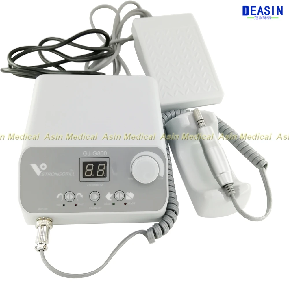 

NEW 50,000 RPM Brushless Dental Micromotor Polishing Unit with contra angle + straight handnpiece dental micro motor