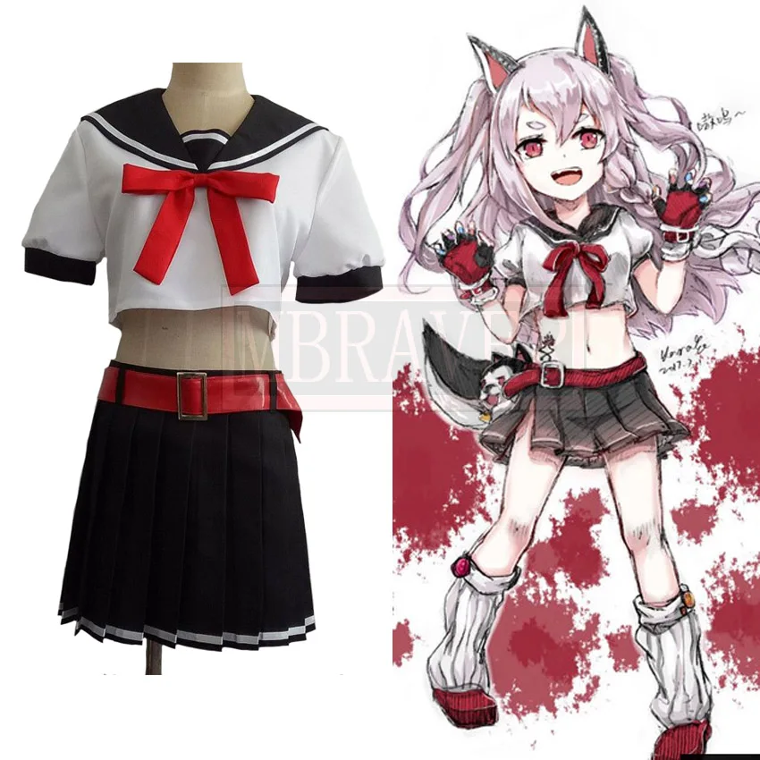 

Azur Lane yuudachi IJN Yudachi Cosplay Costume Party Christmas Halloween Custom Made Any Size