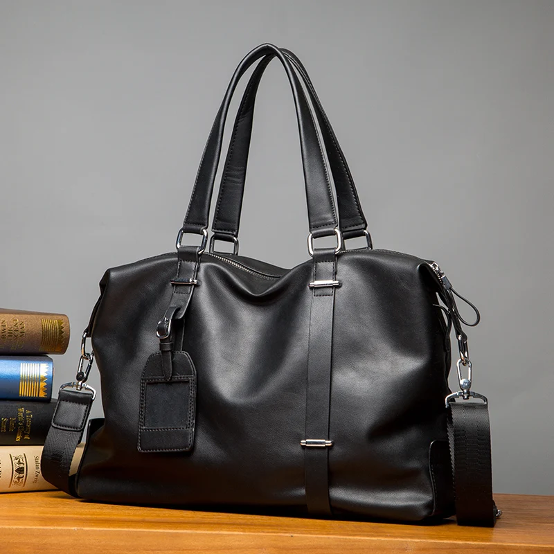 WEIXIER New PU Leather Messenger Bags Laptop Briefcase Bag Handbag Mens Briefcase Men\'s Office Bags Business Computer Bags