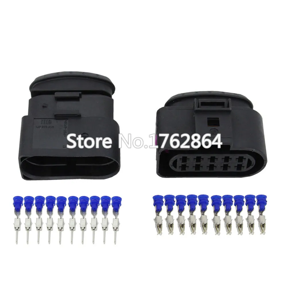 10 Pin DJ7105A-3.5-11/21 10P  Female Male 3.5 Auto Temp Sensor Plug Deflation Valve Plug Waterproof Connector