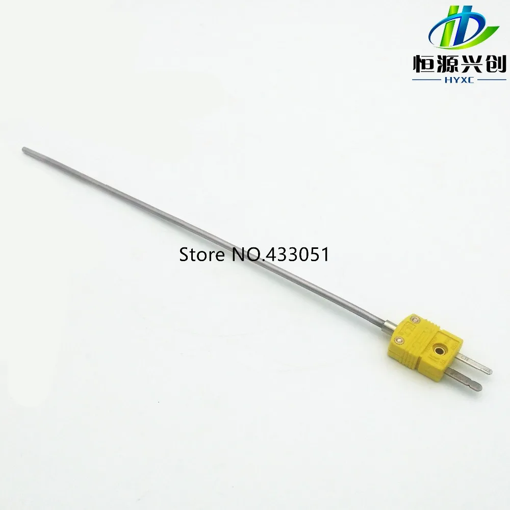 0-700 degree centigrade K type Thermocouple probe 100mm-1000mm Sensors,Probe diameter 3mm, k plug-type hot duality