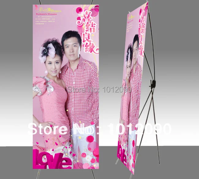 Aluminium exhibition X stands/X Banner Trade Show/X portable display/Size 160X60cm