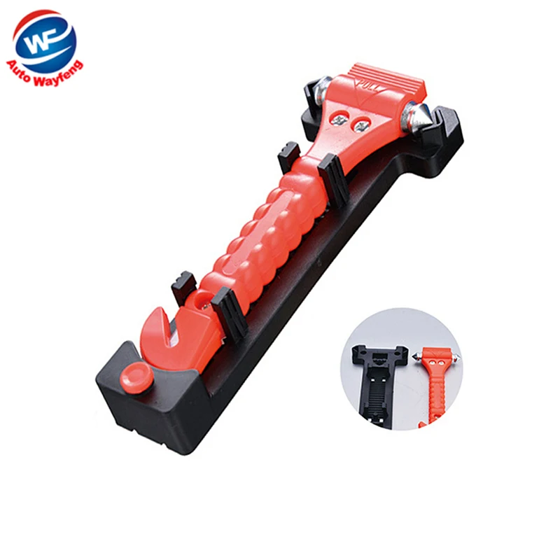 Car Auto Emergency Safety Hammer Belt Window Breaker Cutter Bus Escape Tool Kit Car styling Emergency Hammer