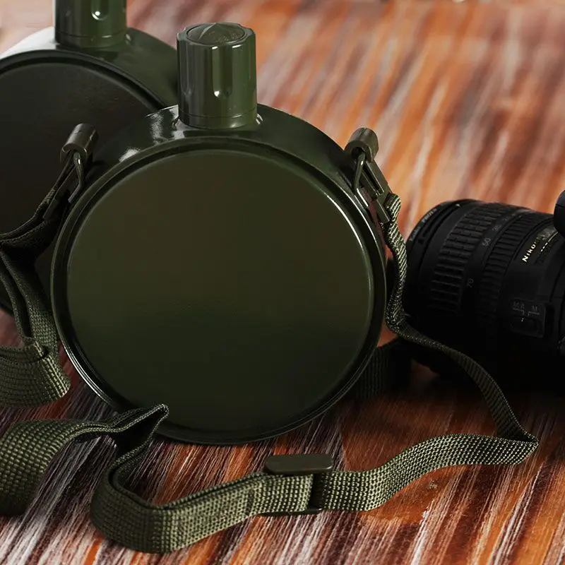 560/800ml Stainless Steel 304 Hip Flask Camouflage Military Kettle Sports Outdoor Army Flagon Camping Bicycle My Water Bottle